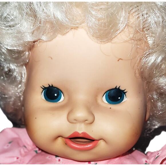 14"  1982 Vintage Baby Alive Baby Doll With Lever on Her Back - Picture 8 of 12